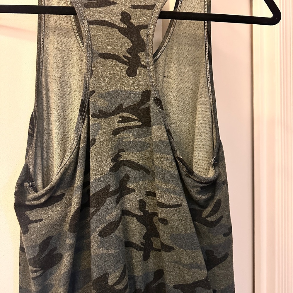 Sundry Camo Sleeveless Tank Mini Dress - Picture 8 of 10